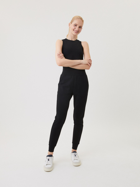 Björn Borg Sthlm High Waist Sweat Pants Black Beauty, L